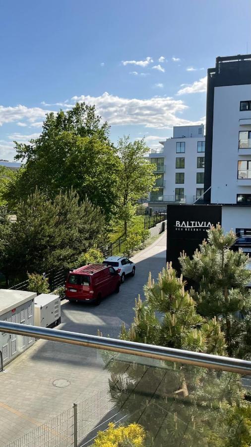 Apartament Przy Plazy Arka , Z Widokiem Na Morze :) 梅尔诺 外观 照片
